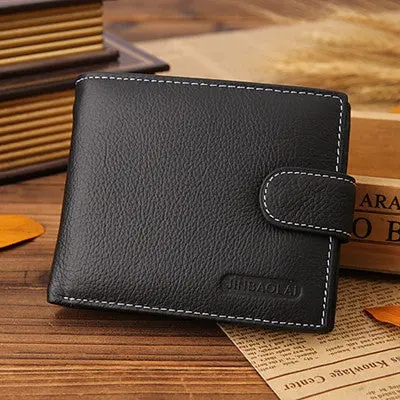 Luxury Purses Men Men Walletsultrathin Leather Wallets Mens Money Clip Bifold Wallet Purse 1