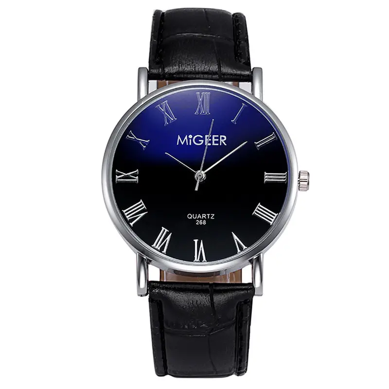 Luxury Watch Crocodile Faux Leather Mens Analog Watch Wrist Watches Montre Homme Watches Feida 1
