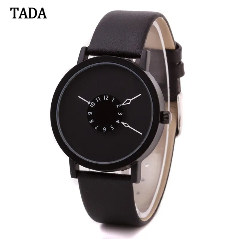 Luxury Watch Tada Waterproof Watches Clock Leather Men And Women Bracelet Watches Relojes Mujer Fast Shipping Feida 1
