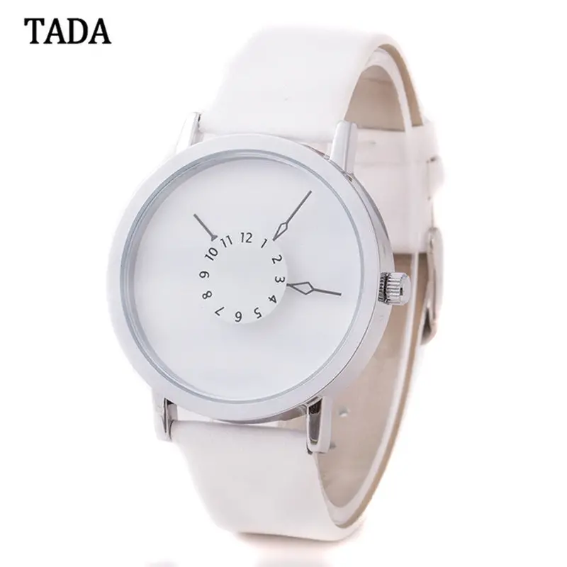 Luxury Watch Tada Waterproof Watches Clock Leather Men And Women Bracelet Watches Relojes Mujer Fast Shipping Feida 2