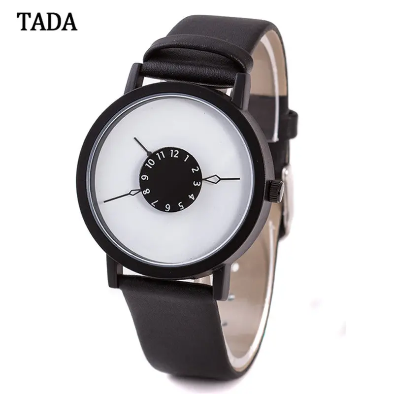 Luxury Watch Tada Waterproof Watches Clock Leather Men And Women Bracelet Watches Relojes Mujer Fast Shipping Feida 3