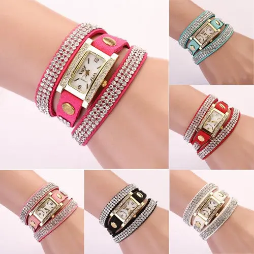 Luxury Watch Women Lady Crystal Quartz Dress Watch Wristwatches Promotion Gift Tw48 1