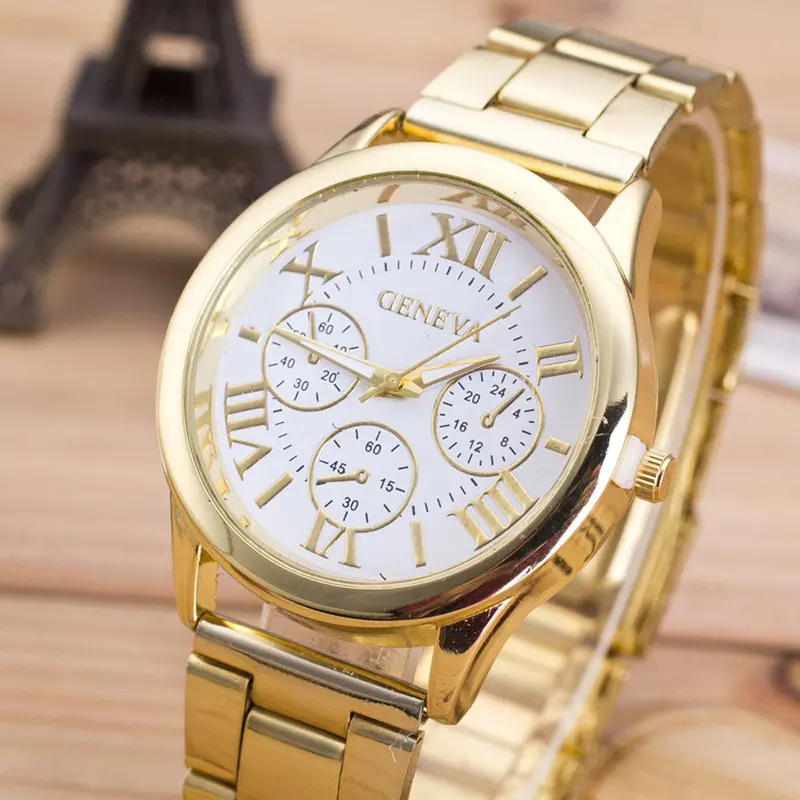 Luxury Watch Women Rhinestone Watches Ladies Stainless Steel Watches Office Wristwatches Relogio Clocks 2