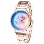 Luxury Watch Women Star Crystal Stainless Steel Horloges Vrouwen Gold Quartz Wrist Watch Relojes Mujer Watch Feida 1