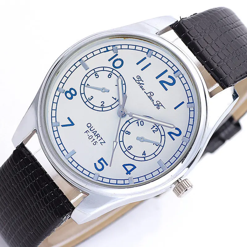 Luxury Watch Women Time Pattern Leather Band Analog Quartz Watch Famose Reloj Mujer Feida 1