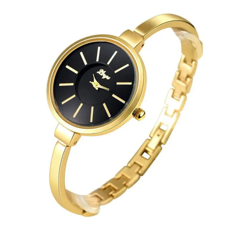 Luxury Women Bracelet Watch Gold Rhinestone Bangle Watch And Bracelet Set Watches Women Watch Feida 2
