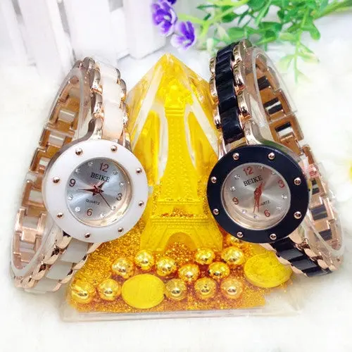 Luxury Women Watch Elegent Office Lady Dress Hours Women Watches Ladies Diamond Ceramic Strap Watches 1