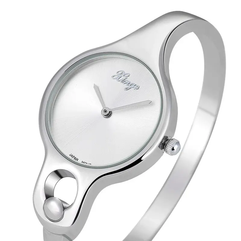 Luxury Women Watches Famous Silver Rhinestone Watch Reloj Mujer And Bracelet Set W3678s Feida 1