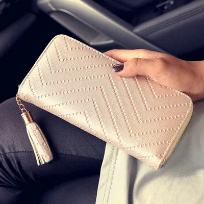 Luxury Women's Purse Wallets Pu Leather Designer Wallet Lady Zipper Casual Women Purses 1