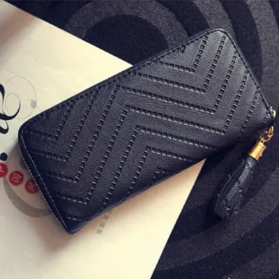 Luxury Women's Purse Wallets Pu Leather Designer Wallet Lady Zipper Casual Women Purses 2