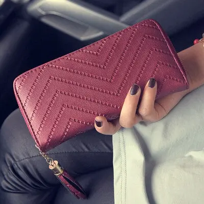 Luxury Women's Purse Wallets Pu Leather Designer Wallet Lady Zipper Casual Women Purses 4