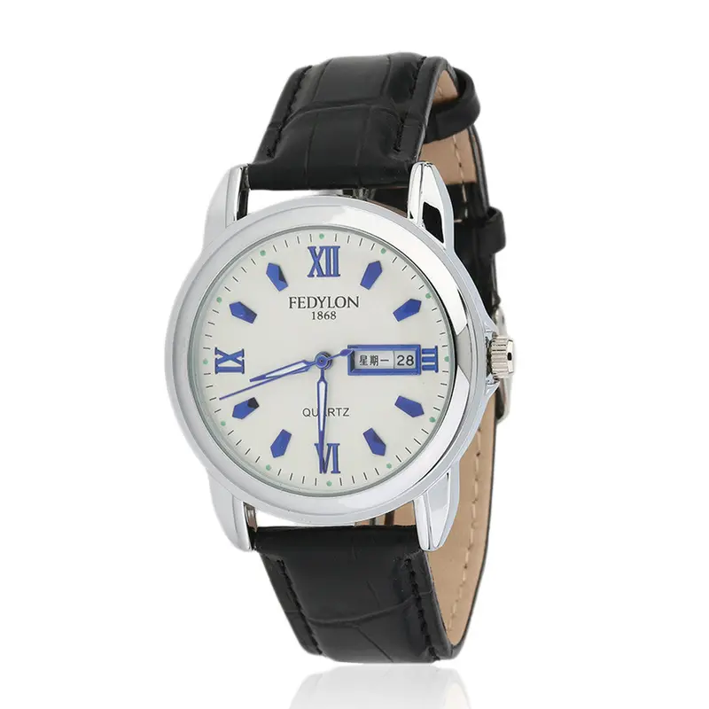 Luxurysuper Soft Leather In Date Calendar Waterproof Quartz Watch 3