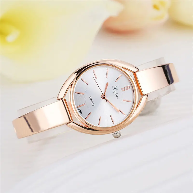 Lvpai Casual Watch Women Bracelet Watch Quartz Wristwatch Clock Ladies Dress Gift Watches Feida 1