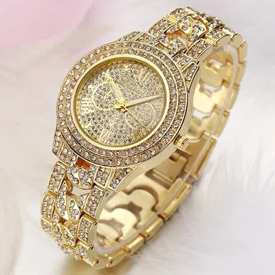 Lvpai Famous Watch Luxury Women Quartz Dress Wristwatch Date Clock Gold Silver Crystal Montre 1