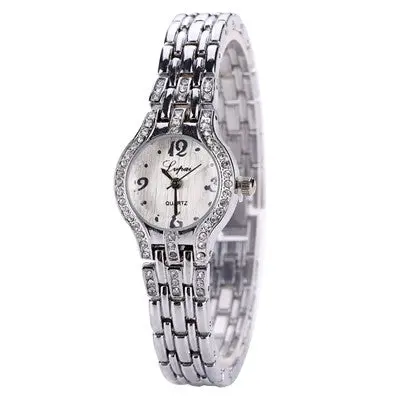 Lvpai Gold Watch Luxury Gemstone Bracelet Wristwatches Women Dress Watches Quartz Clock Best Gifts 3