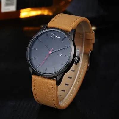 Lvpai Men Watches Top Luxury Military Army Minimalist Connotation Pu Leather Band Relogio Masculino 1