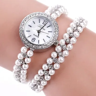 Lvpai Quartz Watches Women Gold Pearl Ladies Dress Bracelet Wristwatch Women Crystal Luxury Relogio Best Gift 2