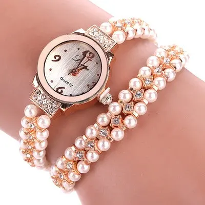 Lvpai Quartz Watches Women Gold Pearl Ladies Dress Bracelet Wristwatch Women Crystal Luxury Relogio Best Gift 4
