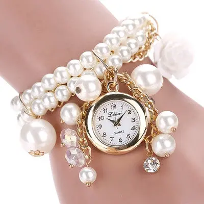 Lvpai Top Luxury Watches Women Rhinestone Bracelet Quartz Clock Dress Watches Ladies Wristwatch Relogio 6