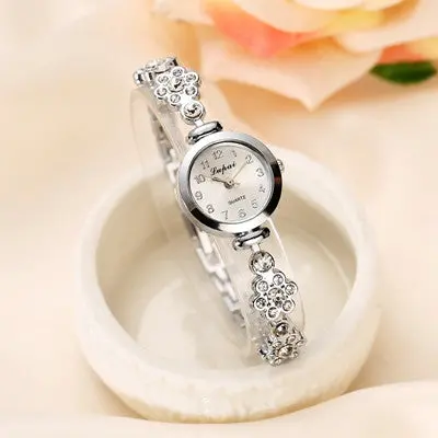 Lvpai Watches Gold Women Bracelet Watch Alloy Wrist Watches Casual Women Clock Gift Quartz Relogio 2