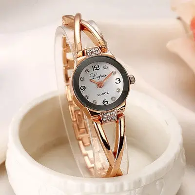 Lvpai Watches Women Luxury Gold Wristwatch Quartz Watch Electronics Women Dress Watches Bracelet Reloj 1