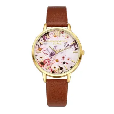 Lvpai Watches Women Quartz Watch Clock Ladies Dress Clock Pu Leather Band Gift Watches Relogio Feminino 3
