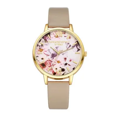 Lvpai Watches Women Quartz Watch Clock Ladies Dress Clock Pu Leather Band Gift Watches Relogio Feminino 5