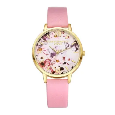 Lvpai Watches Women Quartz Watch Clock Ladies Dress Clock Pu Leather Band Gift Watches Relogio Feminino 6
