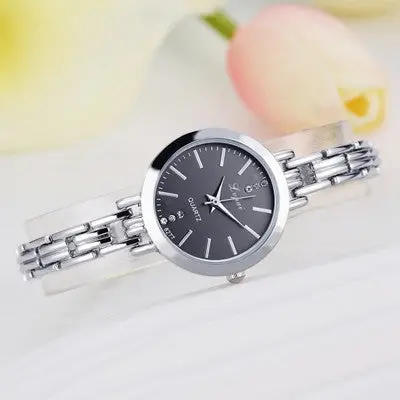 Lvpai Watches Women Simple Temperament Silver Classic Watch Ladies Quartz Clocks Stainless Steel Thin Band Montre 1
