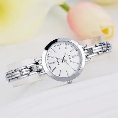 Lvpai Watches Women Simple Temperament Silver Classic Watch Ladies Quartz Clocks Stainless Steel Thin Band Montre 2