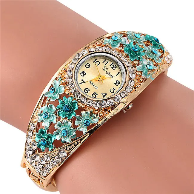 Lvpai Women Bracelet Watch Women Alloy Wrist Watches Women Dress Watches Gift Quartz Watch 1