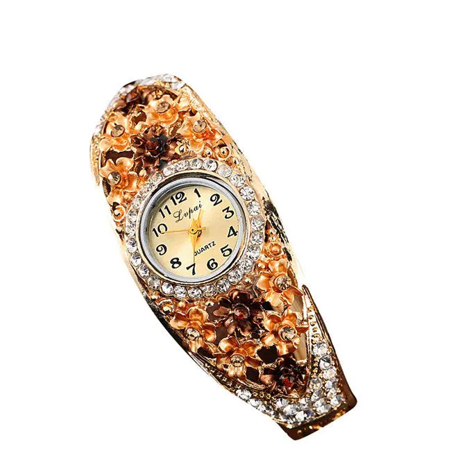 Lvpai Women Bracelet Watch Women Alloy Wrist Watches Women Dress Watches Gift Quartz Watch 4