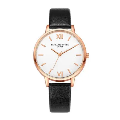 Lvpai Women Watches Dress Clock Relogio Feminino Pu Leather Band Simple Quartz Watch Montre 1