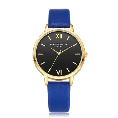 Lvpai Women Watches Dress Clock Retro Design Pu Leather Band Analog Quartz Watch Relogio Feminino 3