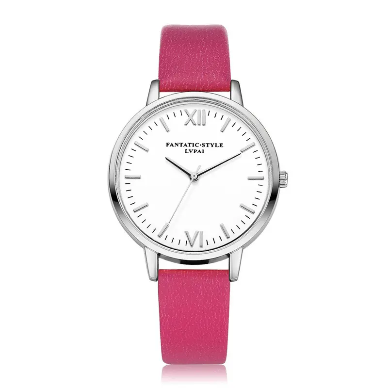 Lvpai Women Watches Retro Design Pu Leather Band Dress Clock Elegant Analog Quartz Watch Relogio Feminino 5