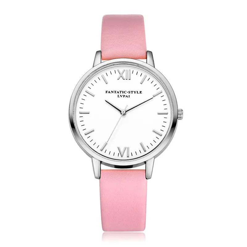 Lvpai Women Watches Retro Design Pu Leather Band Dress Clock Elegant Analog Quartz Watch Relogio Feminino 6