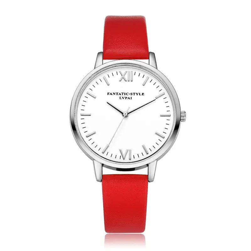 Lvpai Women Watches Retro Design Pu Leather Band Dress Clock Elegant Analog Quartz Watch Relogio Feminino 7