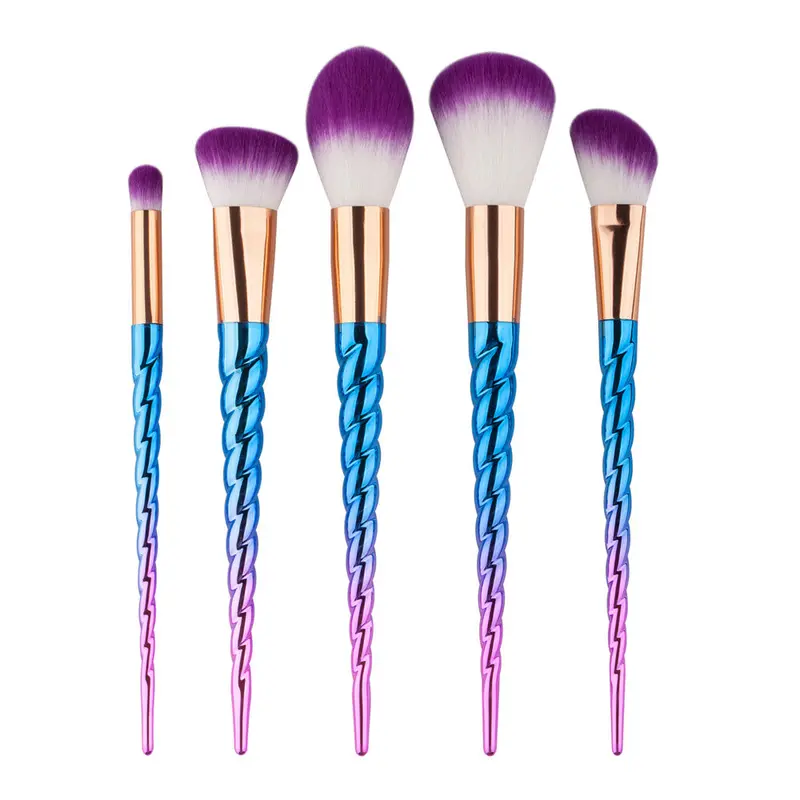 Maange Colorful Rose Gold Makeup Brushes Professional Eyebrow Eyeshadow Foundation Makeup Brush Maquillage Cosmetics 2