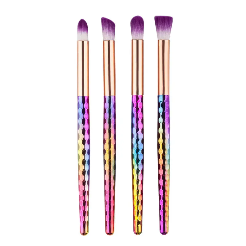 Maange Professional 4Pcs Makeup Brushes Colorful Cosmetic Eyebrow Eyeshadow Brush Makeup Brush Kits Tools 1