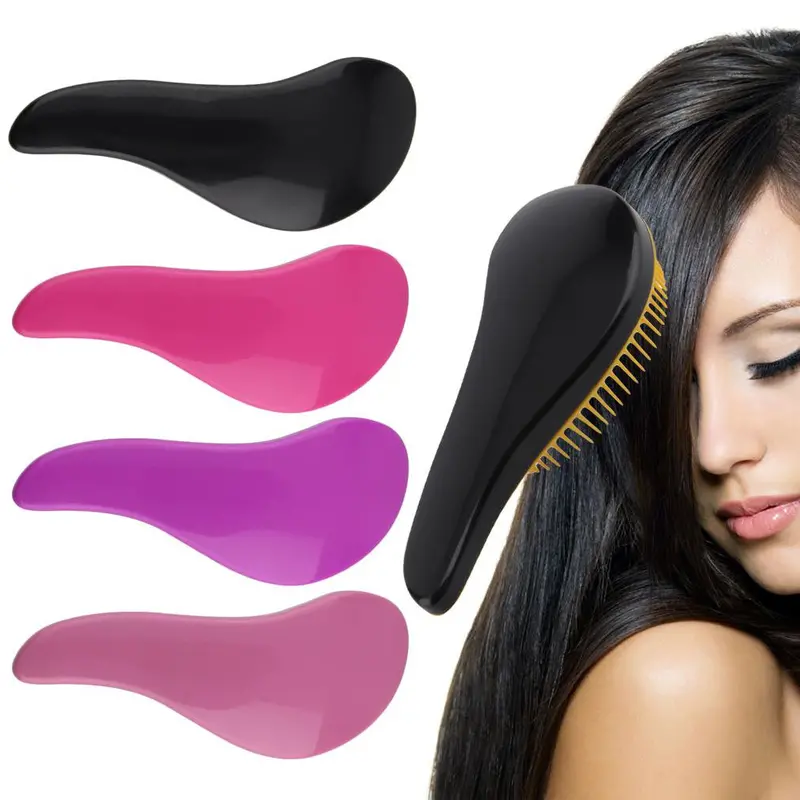 Magic Handle Tangle Detangling Comb Shower Hair Brush Salon Styling Tamer Tool 1