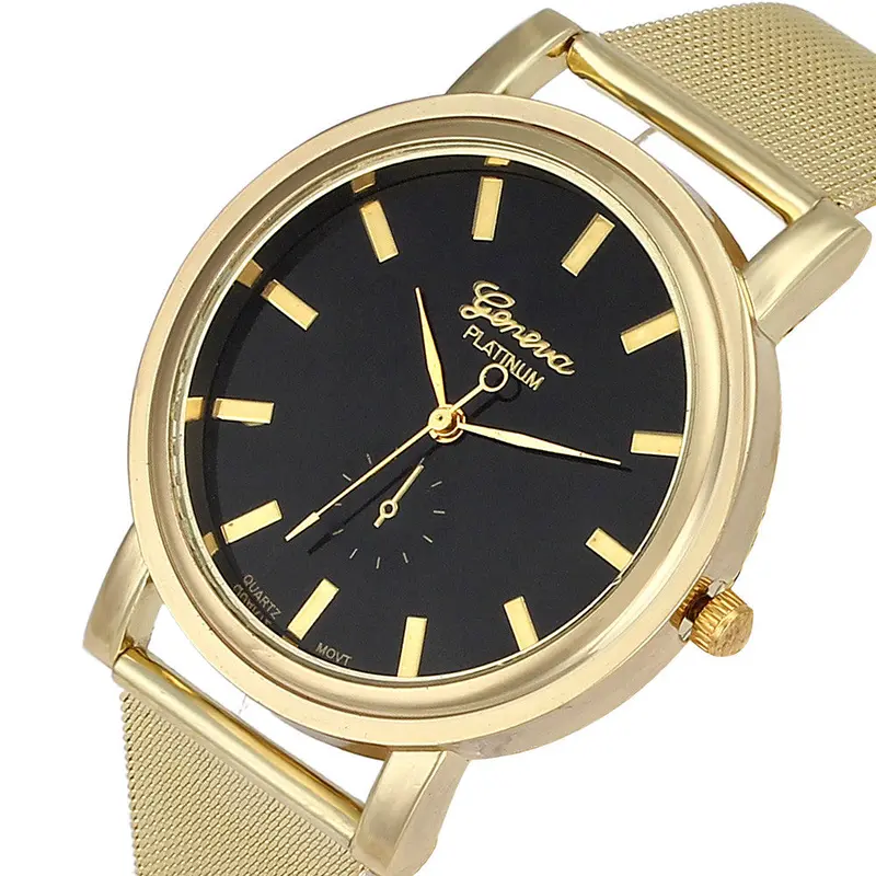 Magic Watches Women Gold Watch Women Full Stainless Steel Mesh Quartz Relojes Mujer Relogio Feminino 1