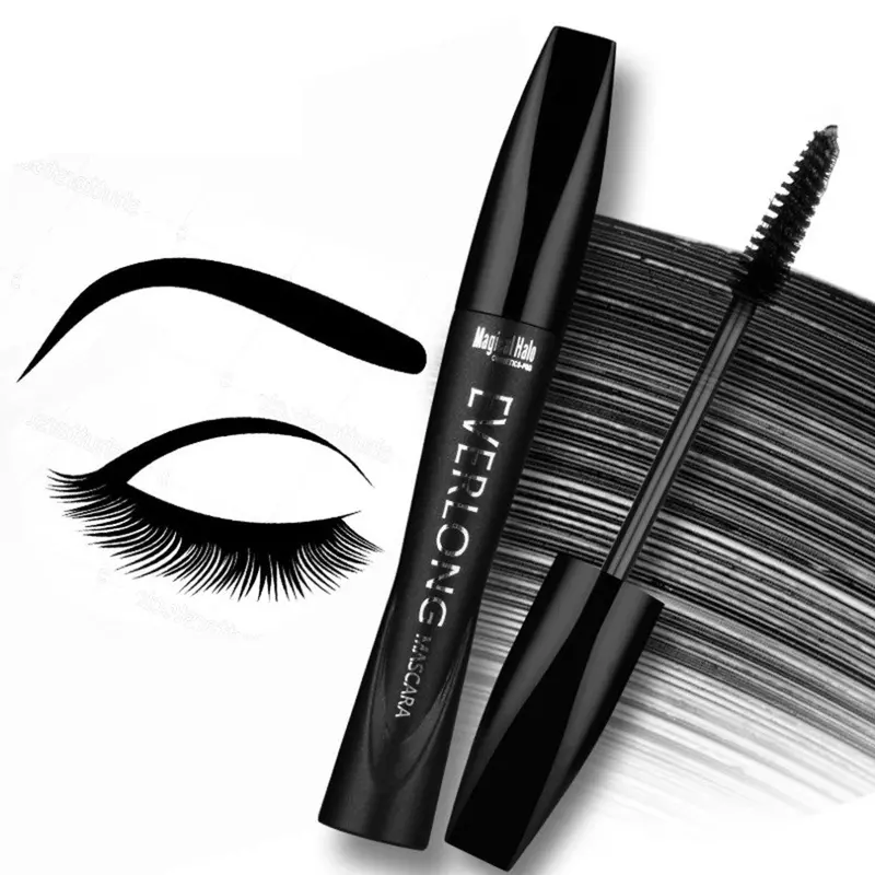Magical Halo Pro Curling Non Staining Waterproof Dazzle Thick Slender Black Long Eyelash Mascara Nightclub Make-Up Mh1610 2