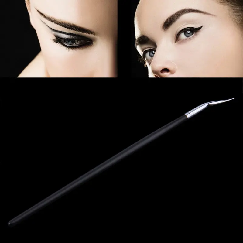 Makeup Cosmetic Soft Eye Liner Eyeliner Elbowed Brushand 2