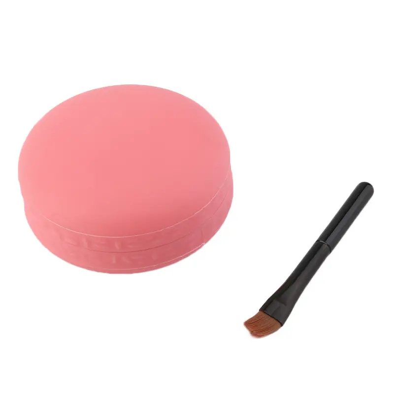 Makeup Macarons Round Candy Color Lip Balm Natural Plant Lip Gloss Lipstick Fruit Embellish Lip Smacker Smell Lip Balm 1