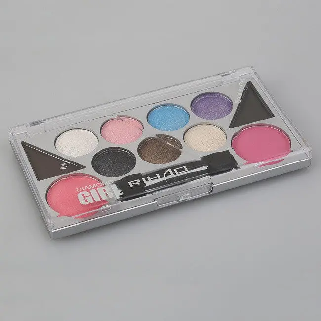 Makeup Rihao 6 Color Eyeshadow Palette With 2 Color Eye Powder And 2 Color Blush Combination In One Set 1