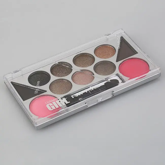 Makeup Rihao 6 Color Eyeshadow Palette With 2 Color Eye Powder And 2 Color Blush Combination In One Set 5