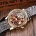 Malloom Watches Women Braided Band Rhinestone Bracelet Dress Clock Analog Quartz Watch Relogio Feminino 1