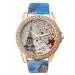 Malloom Women Watches Rhinestone Crystal Dress Clock Tower Pattern Pu Leather Band Quartz Watch Relogio Feminino 1