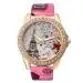 Malloom Women Watches Rhinestone Crystal Dress Clock Tower Pattern Pu Leather Band Quartz Watch Relogio Feminino 4