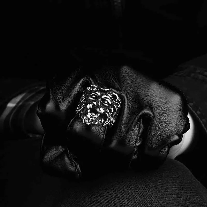 Maya Engagement Ring Big Lion Ring Men Bijoux Mayar1 2 2